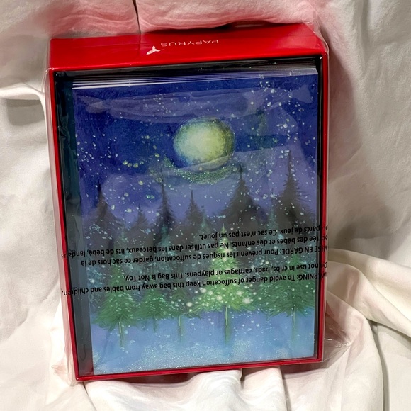 Papyrus Holiday Papyrus Holiday Cards New Box Of 4 Note Cards Lined Envelopes Poshmark